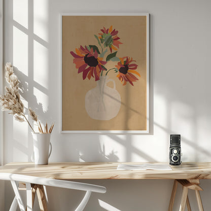 Sunflowers 8 - Poster / Art Print - interiör