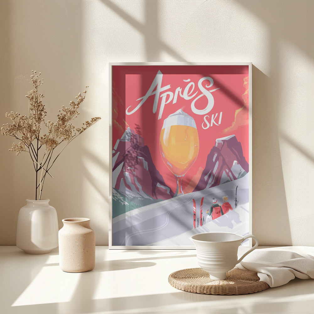 Apés Ski - Poster / Art Print - interiör
