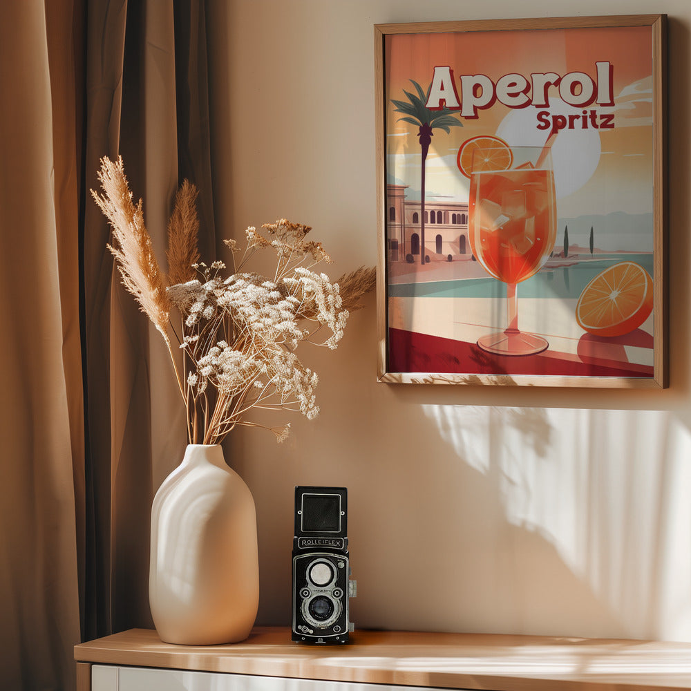 Aperol Spritz Tropical - Poster / Art Print - interiör