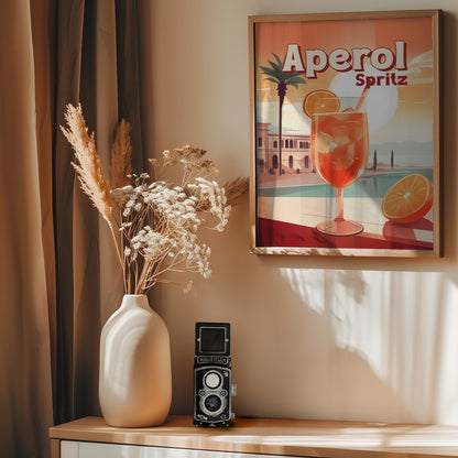 Aperol Spritz Tropical - Poster / Art Print - interiör