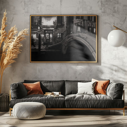 Trattoria al Ponte - Poster / Art Print - interiör