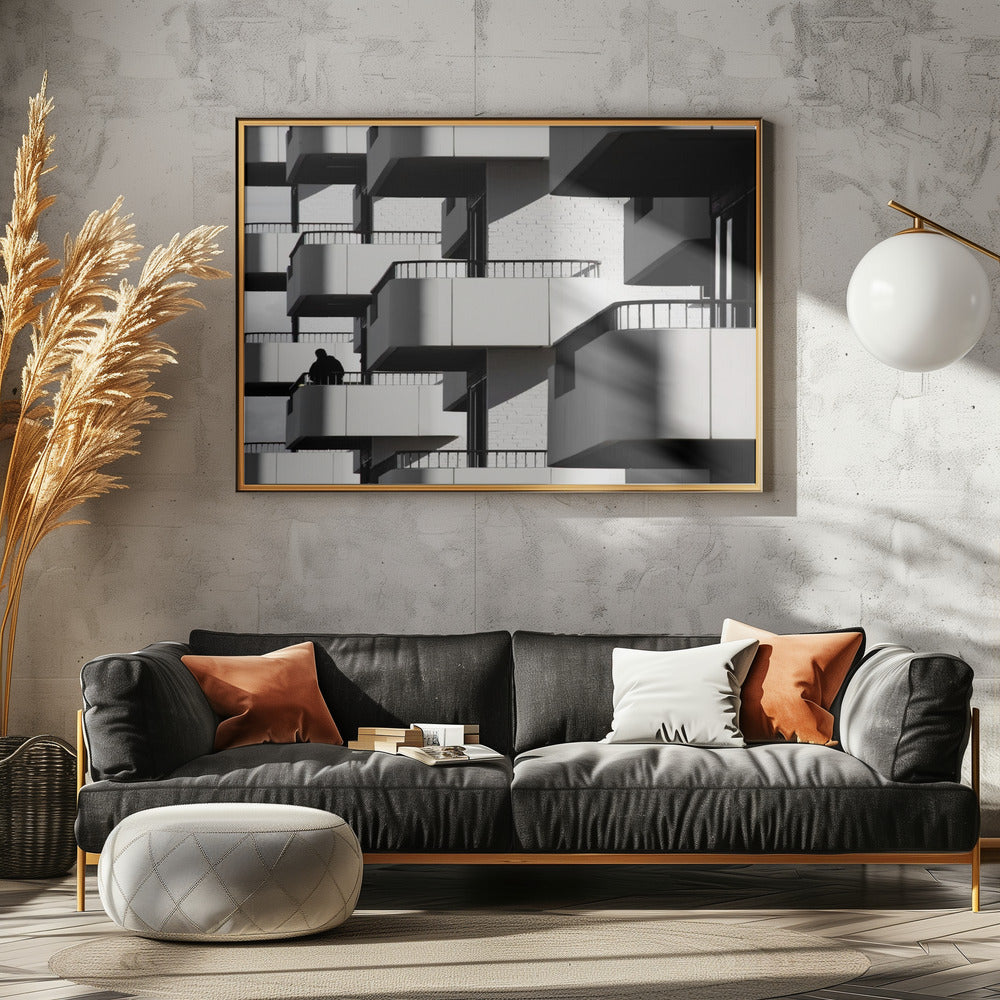 Alone - Poster / Art Print - interiör