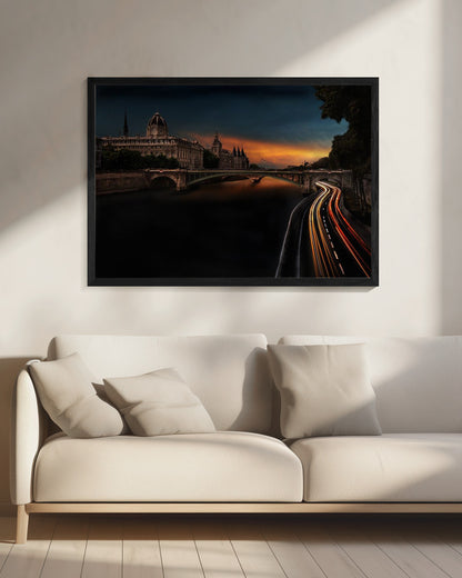 evening at La Concergierie - Poster / Art Print - interiör