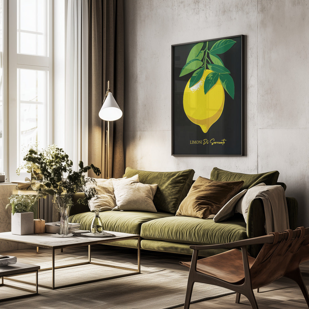 Limoni Di Sorrento - Poster / Art Print - interiör