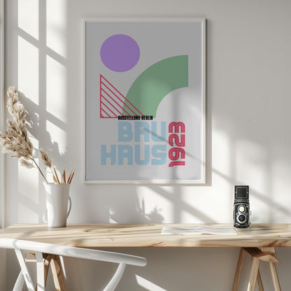 Bauhaus 1923 #2 - Poster / Art Print - interiör