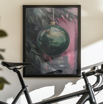 Christmas Bauble No 2 - Poster / Art Print - interiör