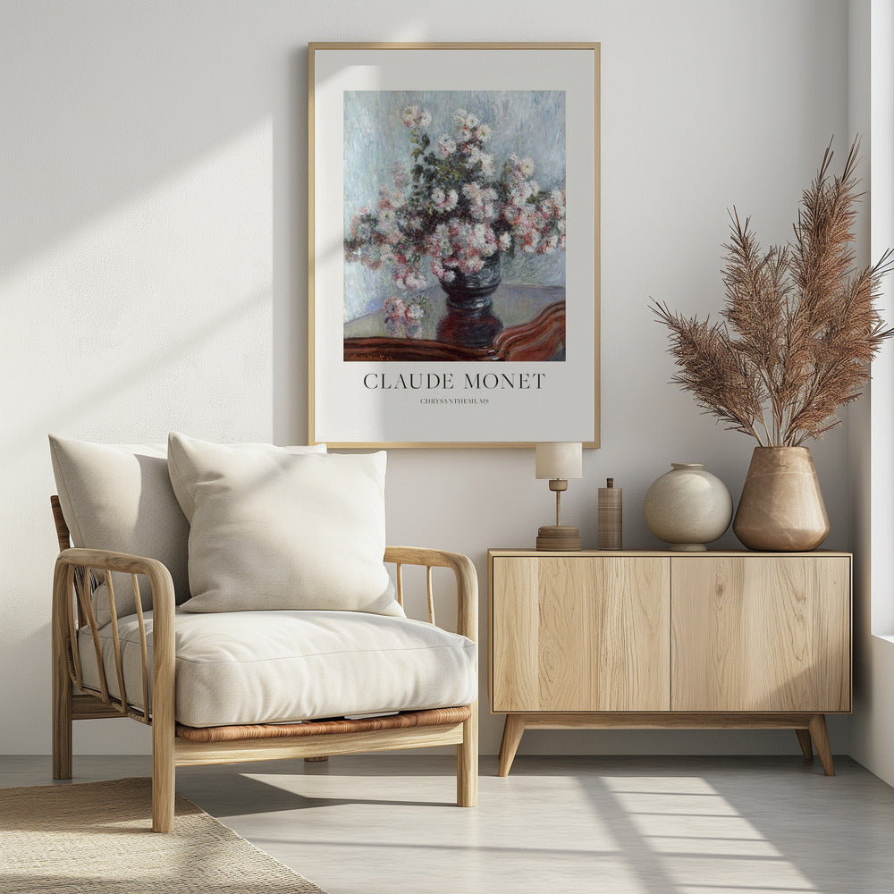 Chrysanthemums - Poster / Art Print - interiör
