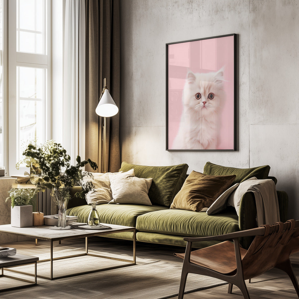 Kitty 4 - Poster / Art Print - interiör