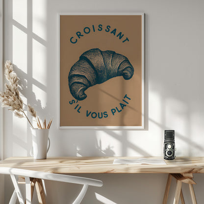 Croissant - Poster / Art Print - interiör