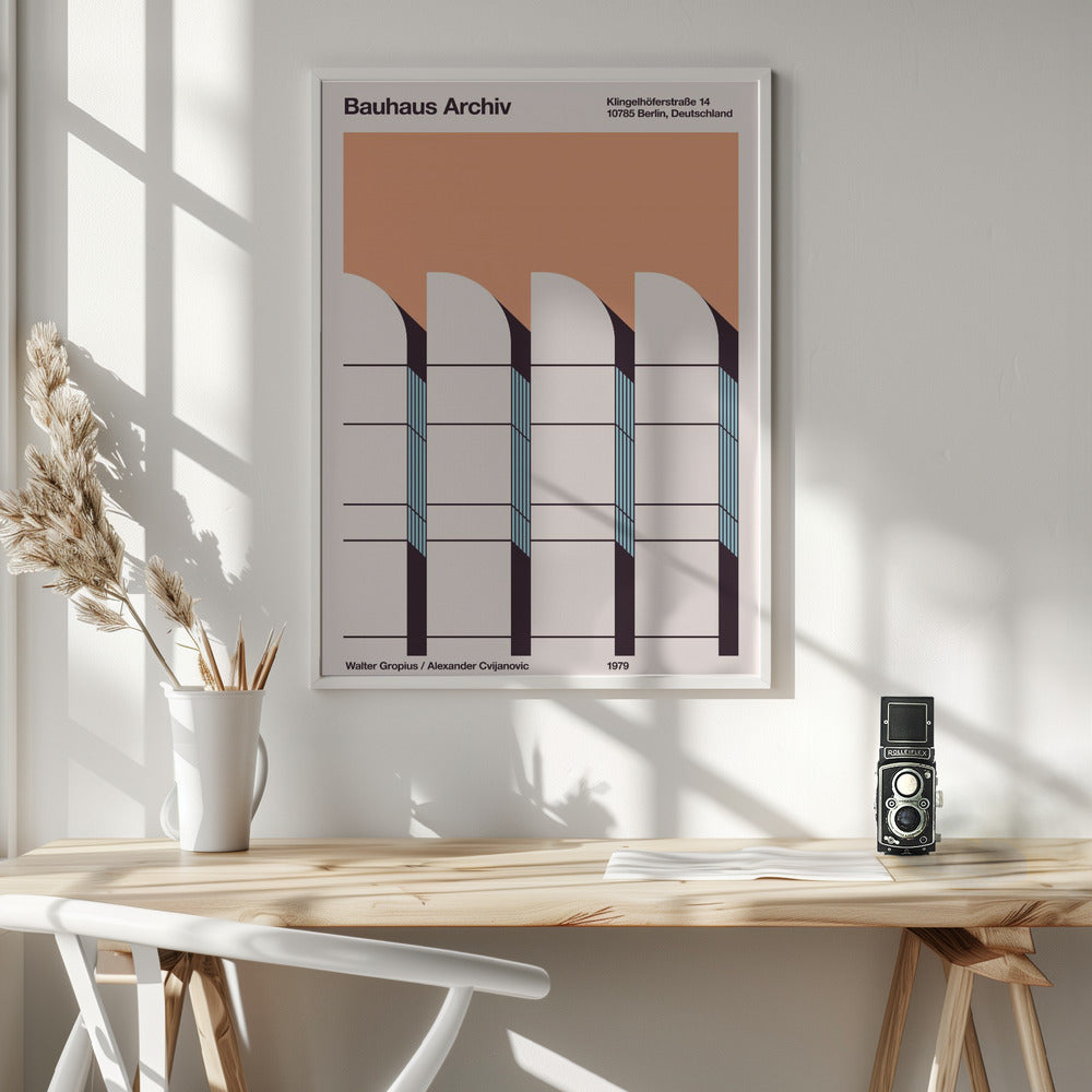 Bauhaus Archiv - Poster / Art Print - interiör