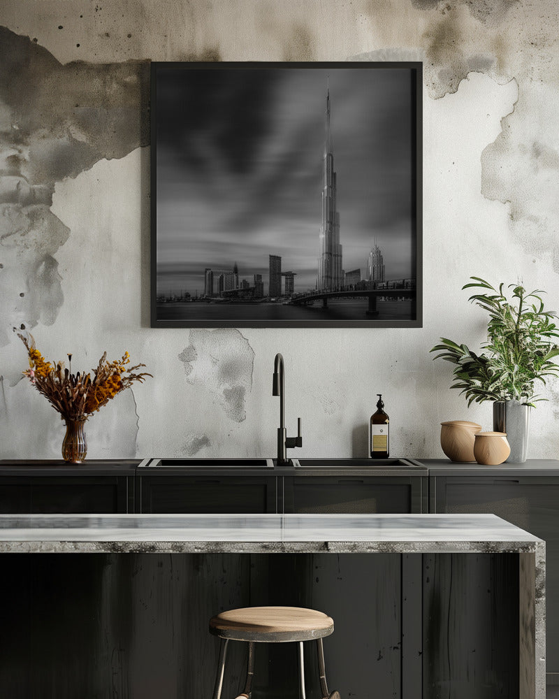 Dubai Downtown Cityscape, Dubai, UAE. - Poster / Art Print - interiör