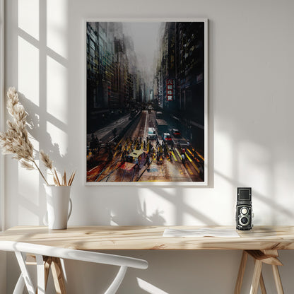 Streets of Hong Kong - Poster / Art Print - interiör