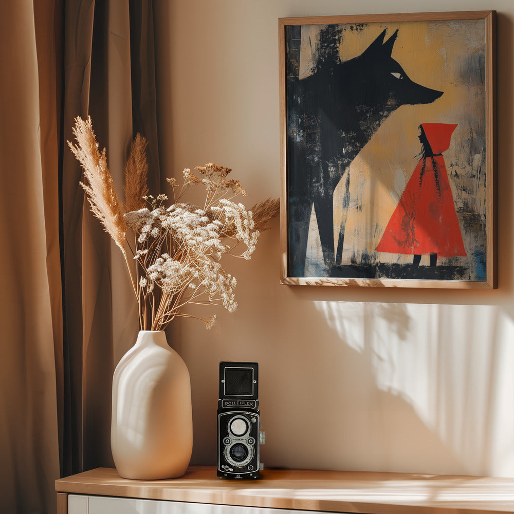 Little Red Riding Hood - Poster / Art Print - interiör