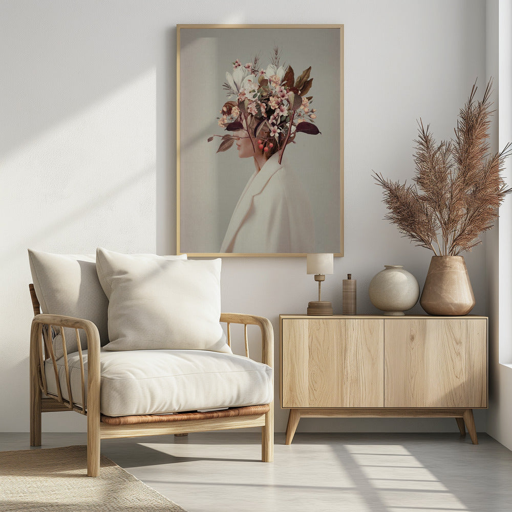 I Fell In Love With Fall Because of You - Poster / Art Print - interiör