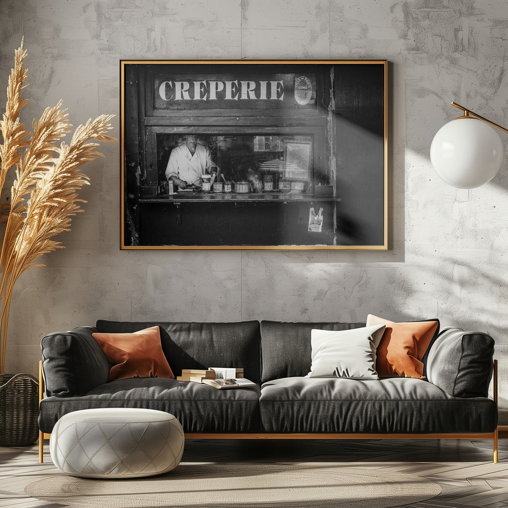 Creperie Montmartre - Poster / Art Print - interiör