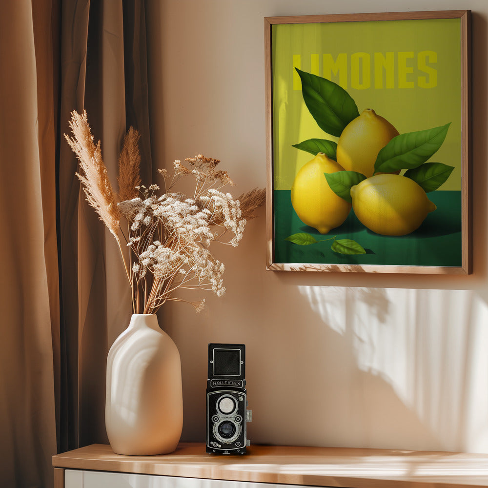 Limones - Poster / Art Print - interiör