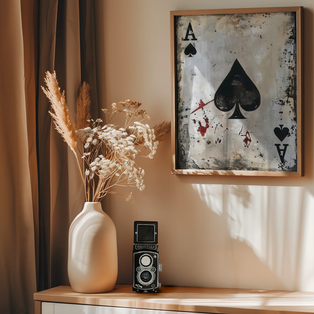 Ace of Spades - Poster / Art Print - interiör