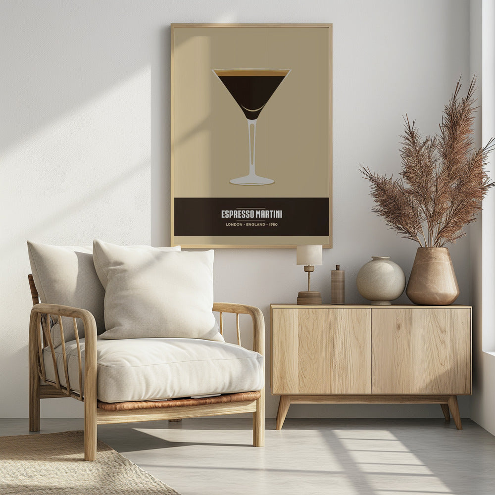 Espresso Martini - Poster / Art Print - interiör