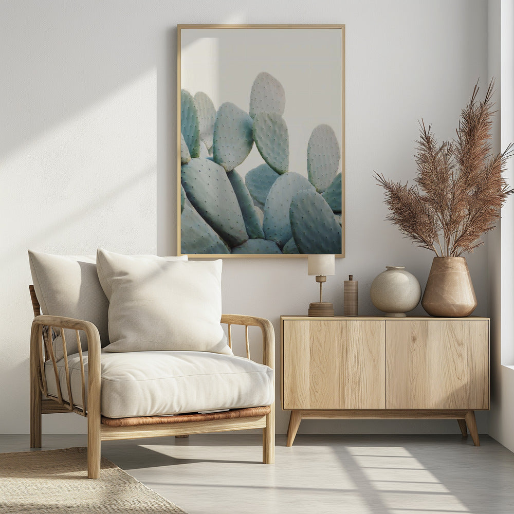 Pastel Cacti - Poster / Art Print - interiör
