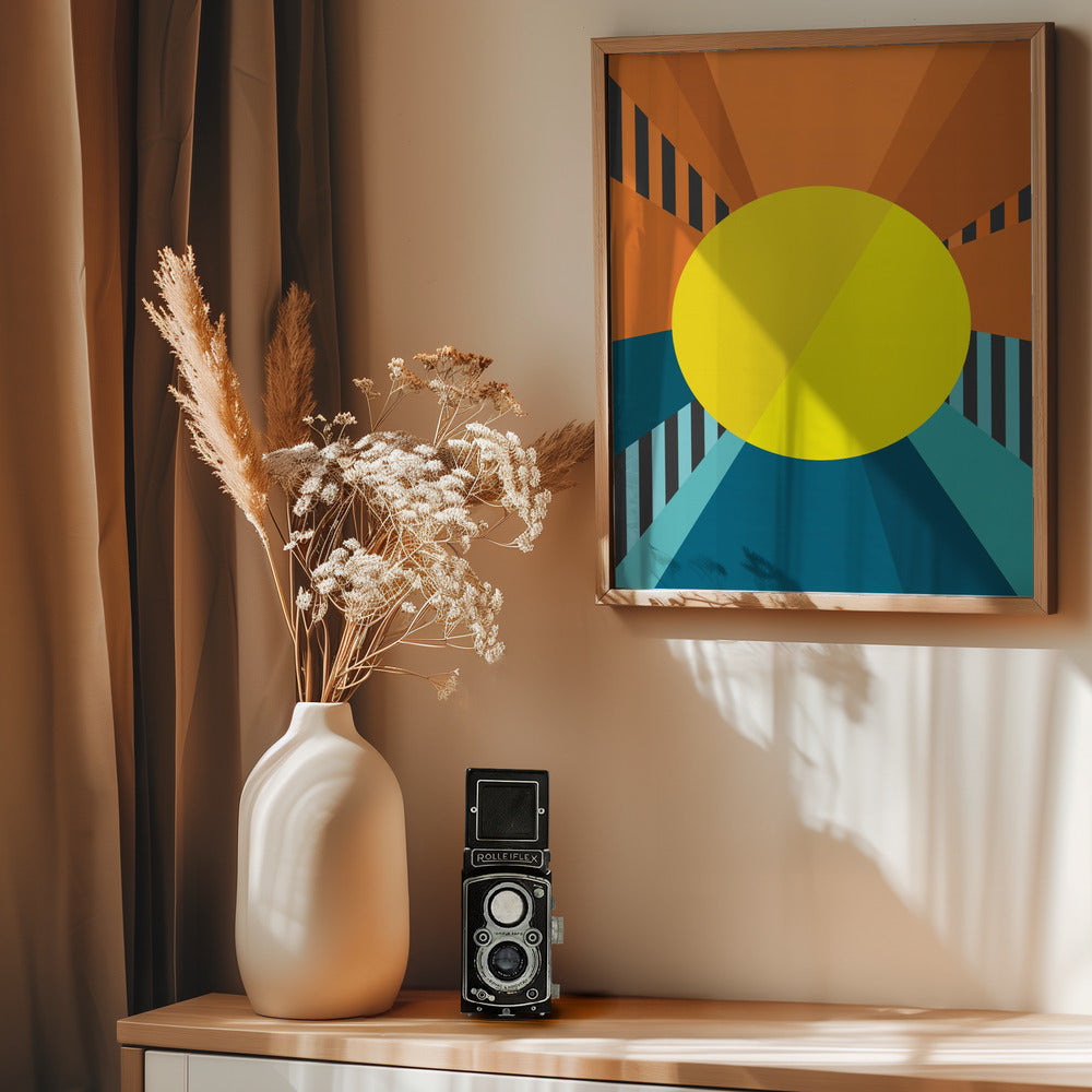 Sunshine On A Rainy Day - Poster / Art Print - interiör