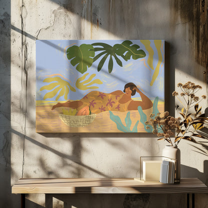 Lazyday - Poster / Art Print - interiör