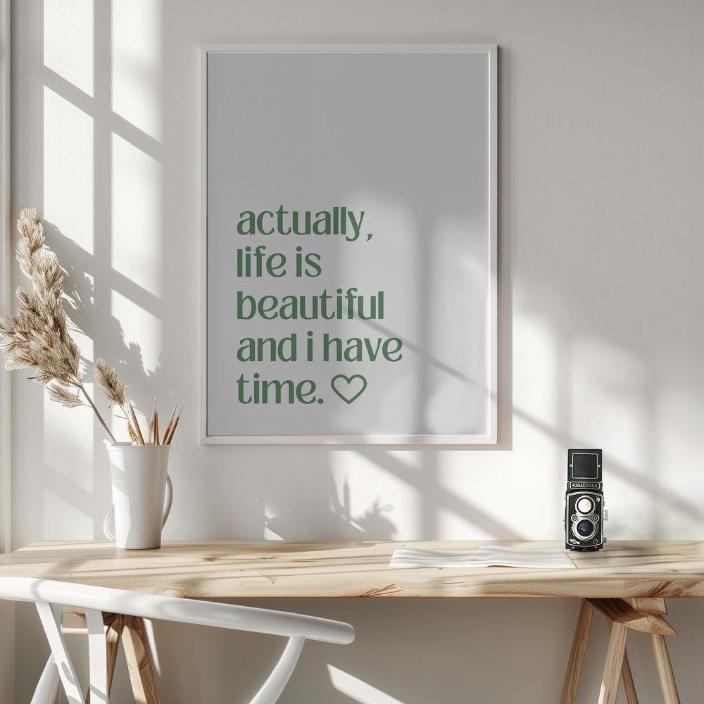 Time - Poster / Art Print - interiör