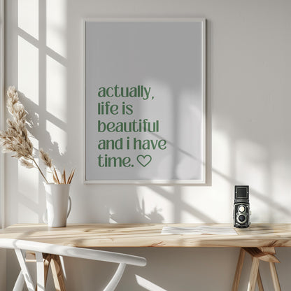 Time - Poster / Art Print - interiör