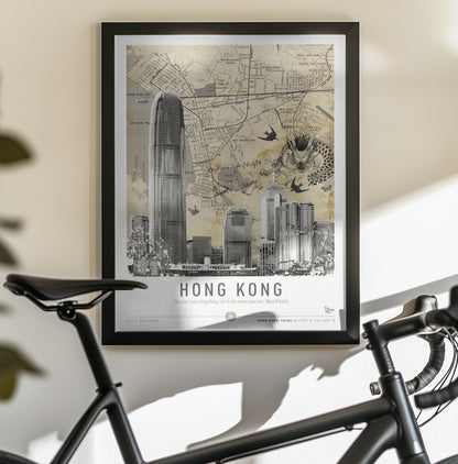 Hong Kong (City Breaks) - Poster / Art Print - interiör