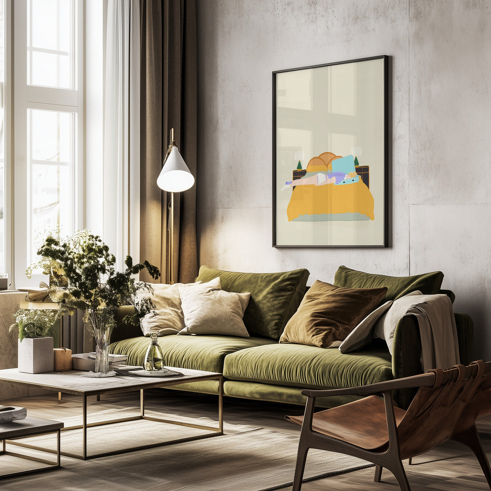 Digital Nomad - Poster / Art Print - interiör
