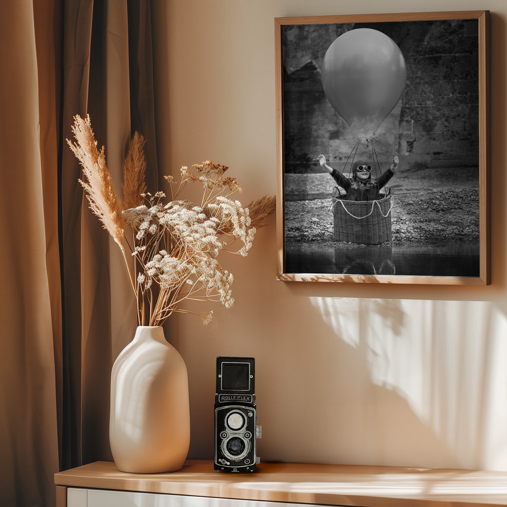 Fly me to the moon - Poster / Art Print - interiör