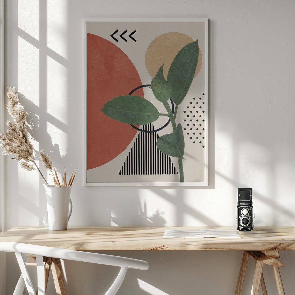 Geometric Botany - Poster / Art Print - interiör