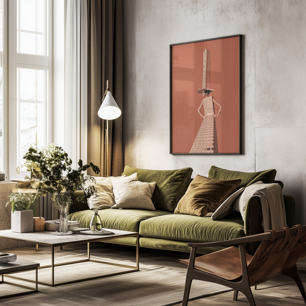 City girl - Poster / Art Print - interiör