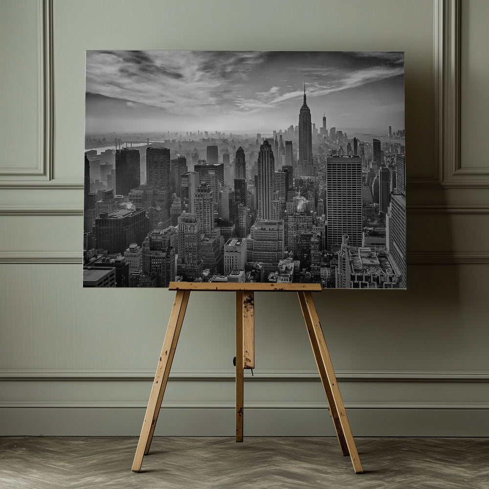 Hazy Gotham - Poster / Art Print - interiör