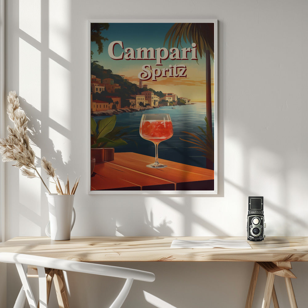 Campari Spritz - Poster / Art Print - interiör