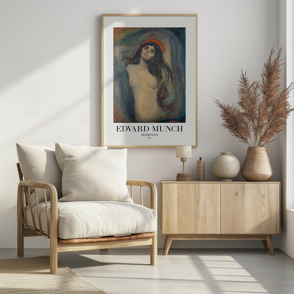 Madonna 1894 - Poster / Art Print - interiör