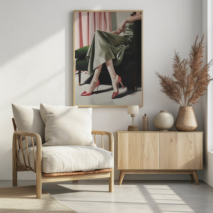 Waiting for the Guests - Poster / Art Print - interiör
