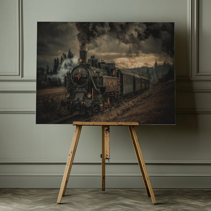 Gold digger train - Poster / Art Print - interiör