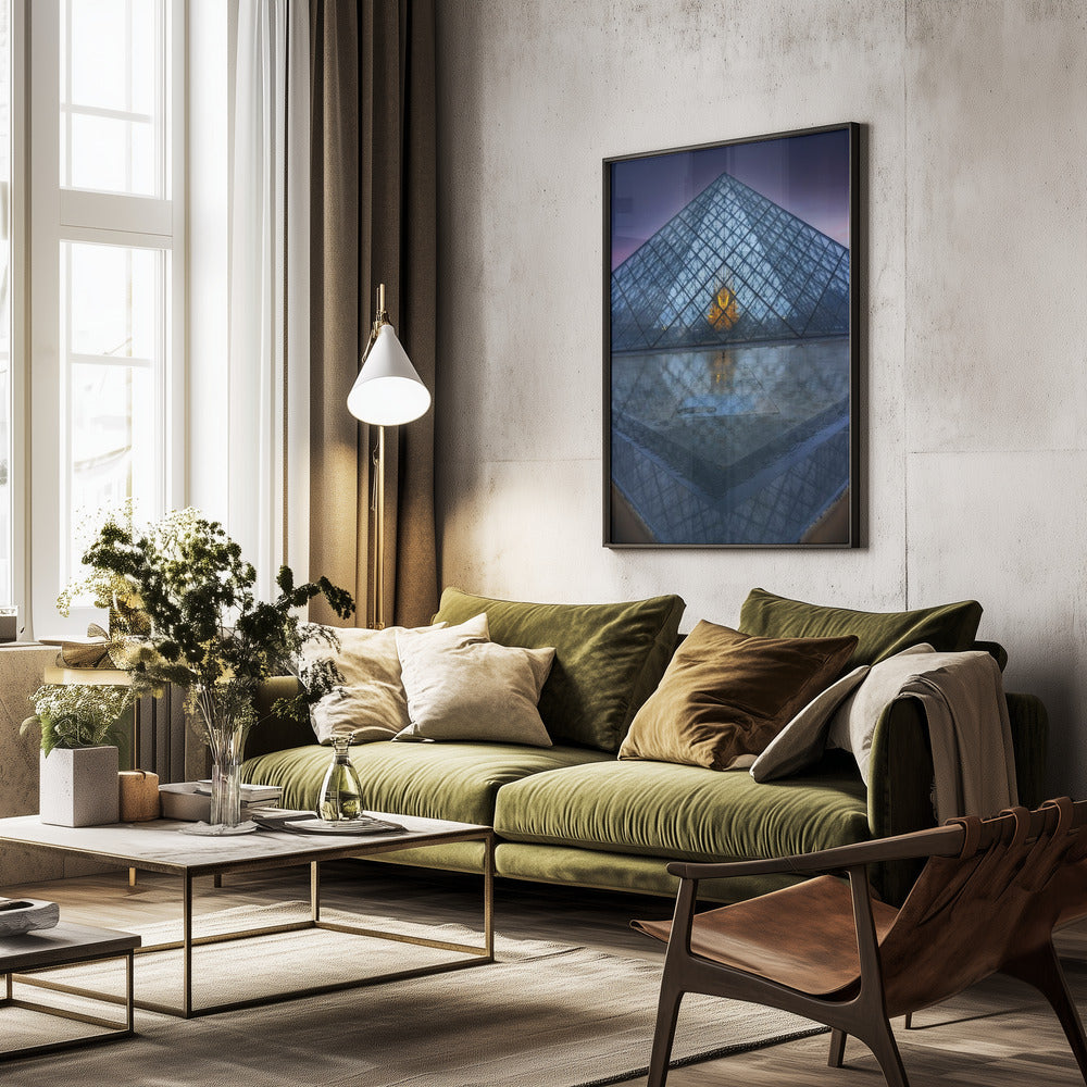 The piramid - Poster / Art Print - interiör