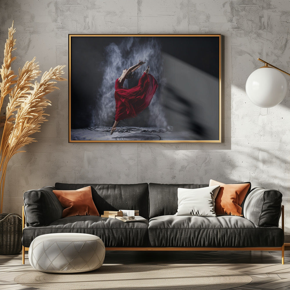 Red Dancing - Poster / Art Print - interiör
