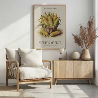 Farmers Market Corn - Poster / Art Print - interiör