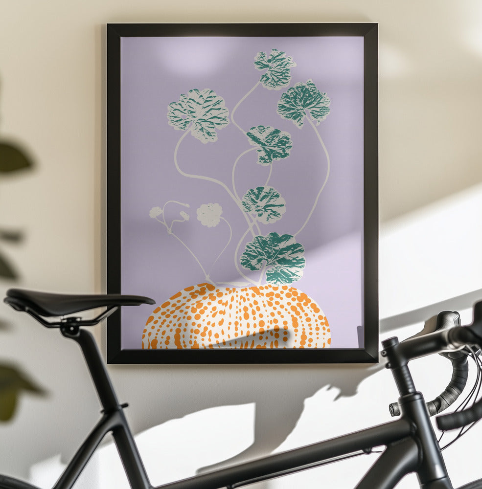 Plant based happyness Ajuga still life - Poster / Art Print - interiör