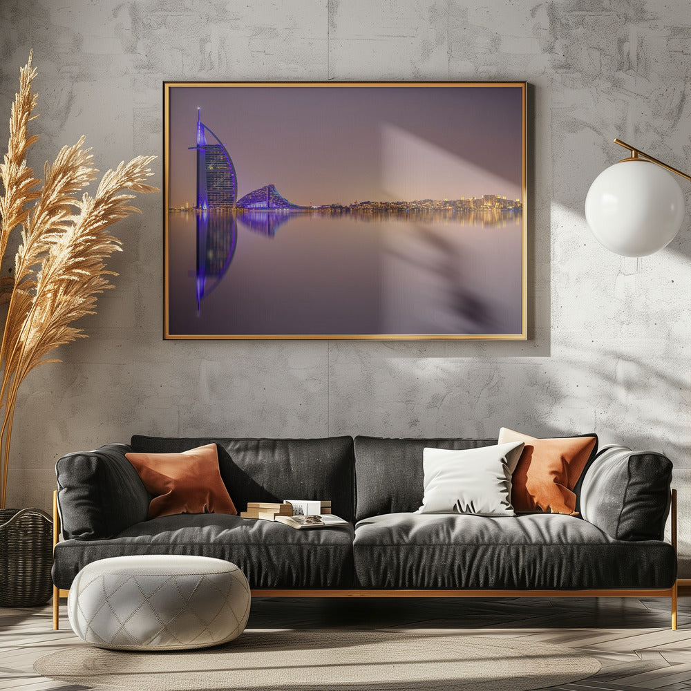 Burj Al Arab Reflections - Poster / Art Print - interiör