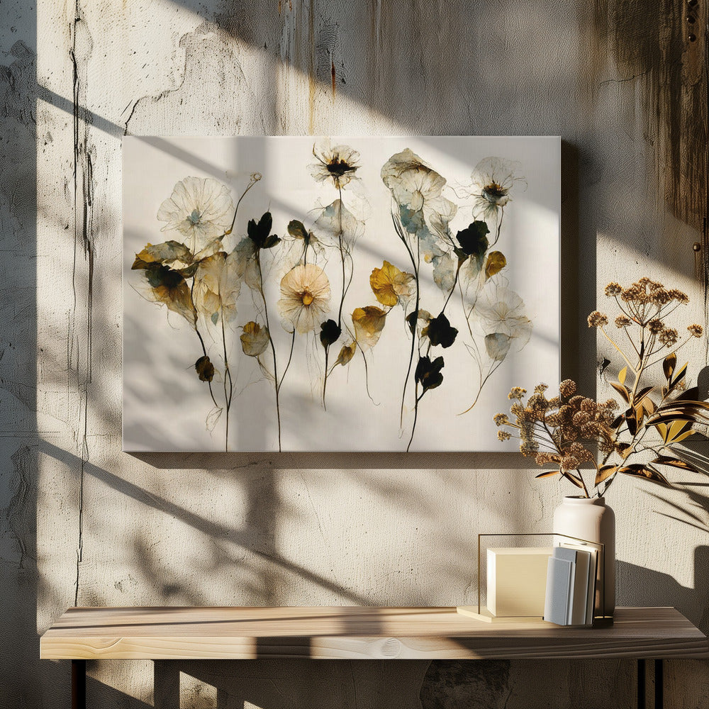 Beautiful Dry Flowers - Poster / Art Print - interiör