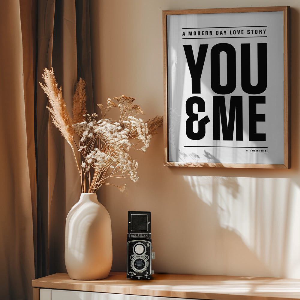 Modern Day Love Story - Poster / Art Print - interiör