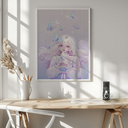 Fantasy Fairy Doll - Poster / Art Print - interiör