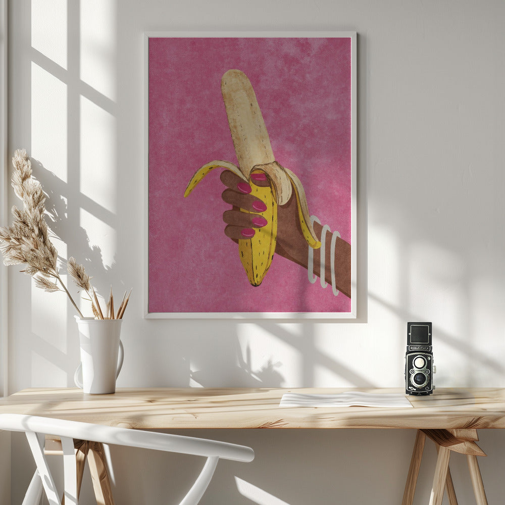 Banana - Poster / Art Print - interiör
