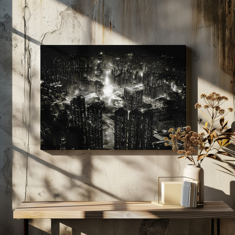 hong kong night - Poster / Art Print - interiör