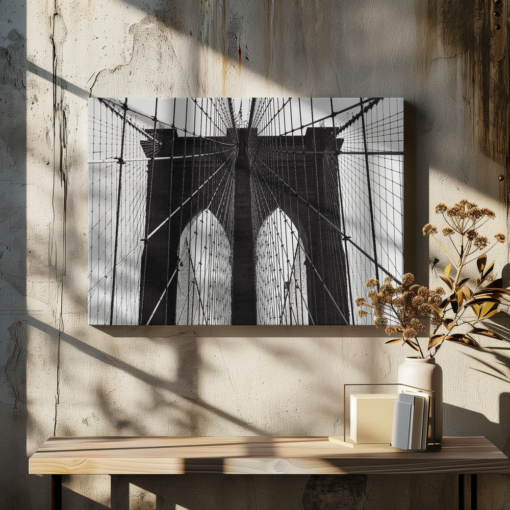 Brooklyn Bridge - Poster / Art Print - interiör