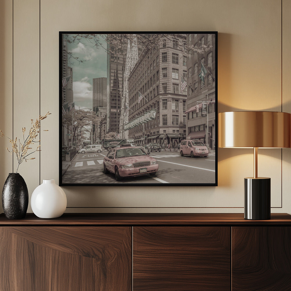 MANHATTAN 5th Avenue | urban vintage style - Poster / Art Print - interiör