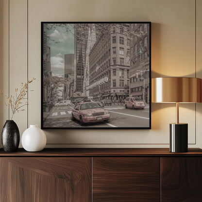 MANHATTAN 5th Avenue | urban vintage style - Poster / Art Print - interiör